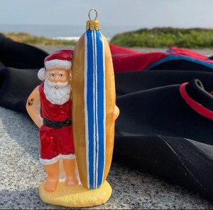 Mikołaj surfer