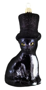 Kot w kapeluszu Halloween